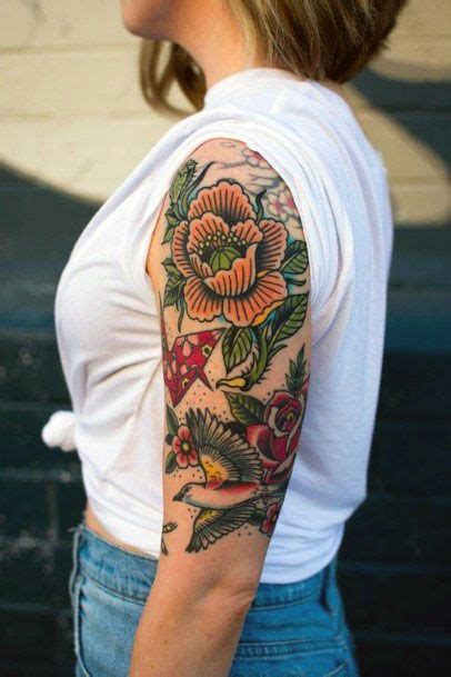 Top 100 Best American Traditional Tattoo Ideas For Women Old School
