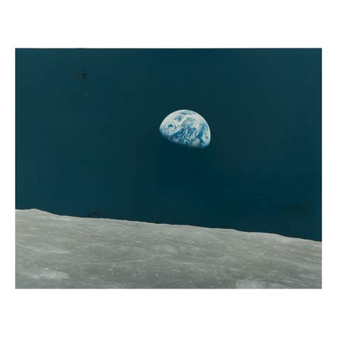 Apollo 8 Earthrise Vintage Chromogenic Print Space Exploration