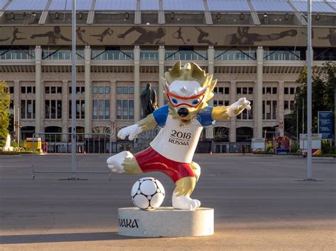zabivaka the wolf is the official mascot of the 2018 fifa world cup at the luzhniki stadium