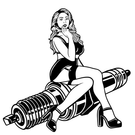 Illustration Of Pin Up Girl 21790483 Vector Art At Vecteezy