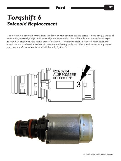 6r140 Solenoid Replacement Must Know Atra 2012 Pdf Pdf