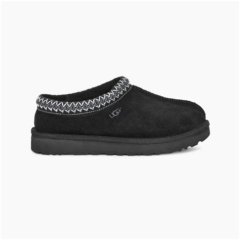 ugg womens tasman slippers in black 5955 blk etsy