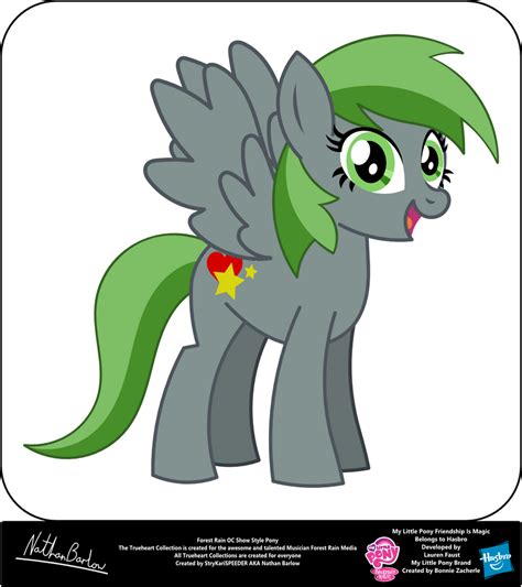 Forest Rain Oc Show Style Pony By Strykarispeeder On Deviantart