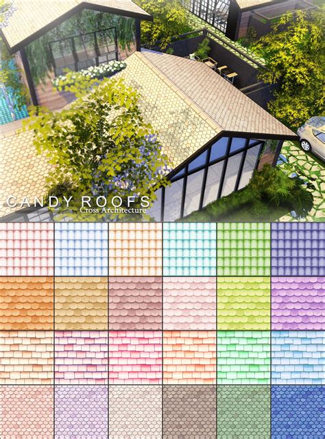 Ksimbletons Sims 4 Blog Cross Architecture Veox Roof And Water Pack