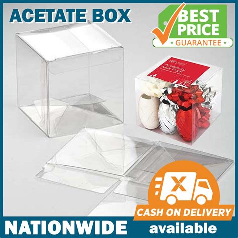 50pcspack Acetate Boxes For Event Souvenirs Shopee Philippines