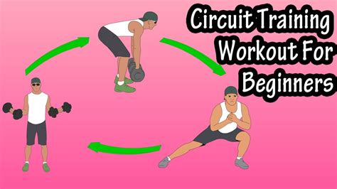 Full Body Circuit Training Workouts For Beginners With Dumbbells Weights At Home At Gym Youtube