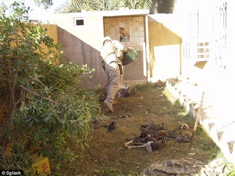 Shocking Photos Emerge Showing Us Marines Burning Bodies Of Iraqi
