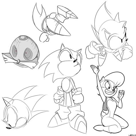 Sonic Doodles By Papawaff On Deviantart
