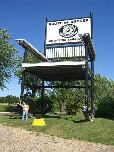 World's Largest Rocking Chair, Fanning, MO | Route 66 Day 2 … | Flickr