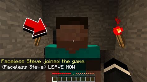 Faceless Steve Wants Me To Delete This Minecraft World Haunted