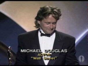 Throughout much of wall street (1987), michael douglas as gordon gekko dresses as sharp as a tack, wearing perhaps two really great shirts: 1988 | Oscars.org | Academy of Motion Picture Arts and ...