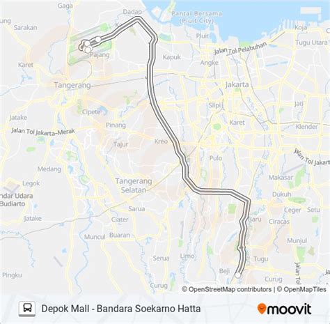 Rute Damri Depok Jadwal Pemberhentian Peta Bandara Soekarno Hatta