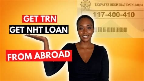 apply for trn from oversea how to buy a house in jamaica from overseas using nht loan youtube