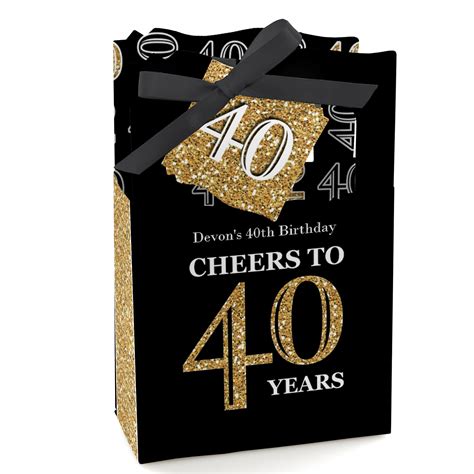 40th Birthday Party Favors For Birthday Parties Favor Boxes Etsy