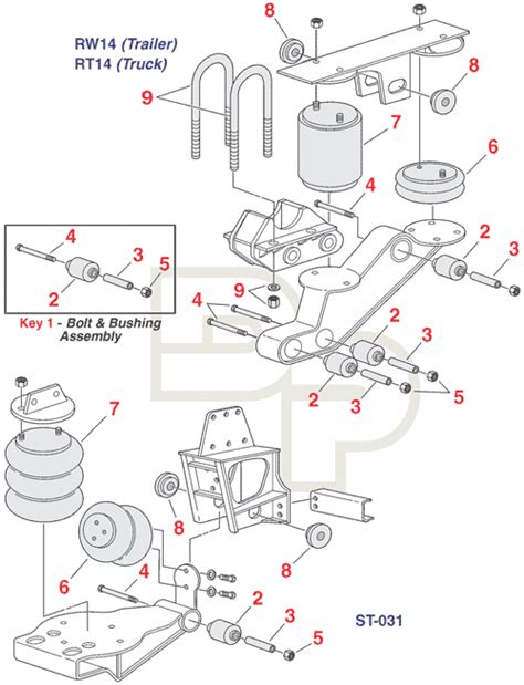 Rtrw14 St 031 Lift Axle Air Suspensions