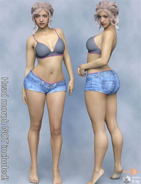 Curvy Body Morphs For G8f Vol 2 3d Models For Poser And Daz Studio