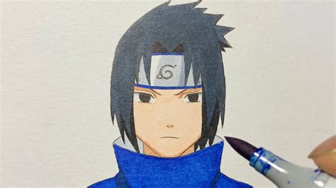 How To Draw Sasuke