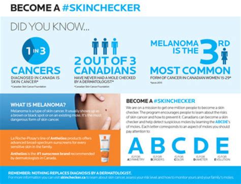 Fortunately, skin cancer is also one of the most preventable forms of cancer. CNW | La Roche-Posay Challenges Canadians To 'Become a ...