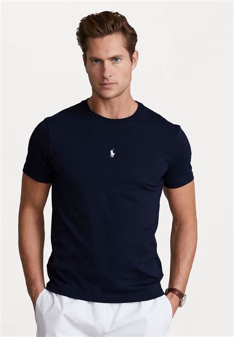 Polo Ralph Lauren Short Sleeve T Shirt Basique Navybleu Marine Zalandofr