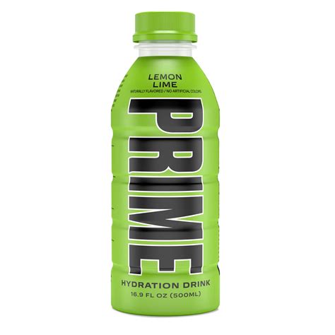 Prime Hydration Sports Drink By Ksi And Logan Paul Green Lemon Lime 500ml