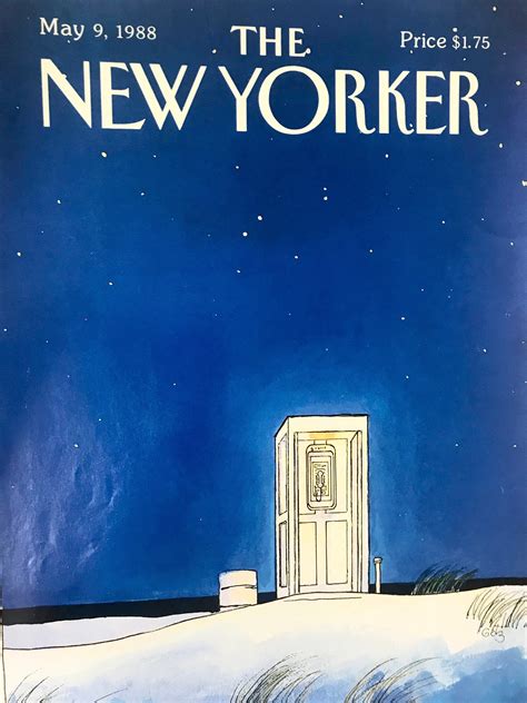 Rare May 9 1988 The New Yorker Magazine Original Cover
