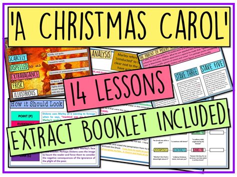 A Christmas Carol Gcse Revision Pack Teaching Resources