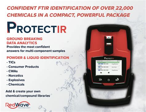 Redwave Portable Ftir Products Chemical Threat Protectir