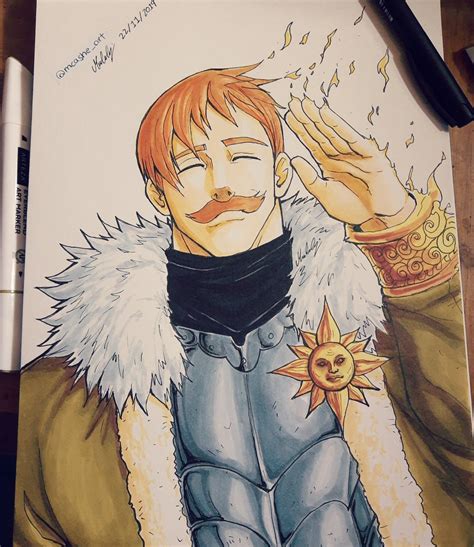 Zerochan has 22 escanor anime images, fanart, and many more in its gallery. Wefalling: Drawing Escanor From The Seven Deadly Sins
