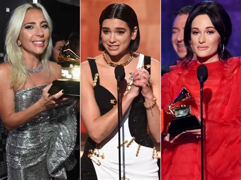 Dua Lipa Lady Gaga And Kacey Musgraves Dominate Grammys