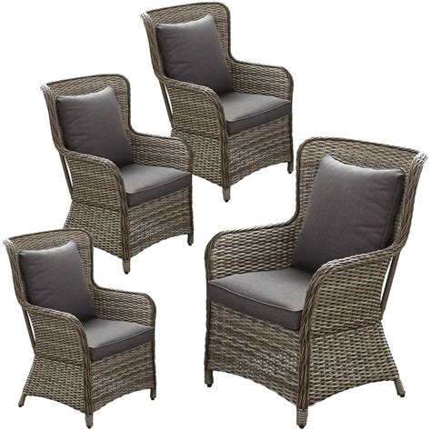 Better Homes And Gardens Victoria Outdoor Dining Wicker Chairs Set Of 4