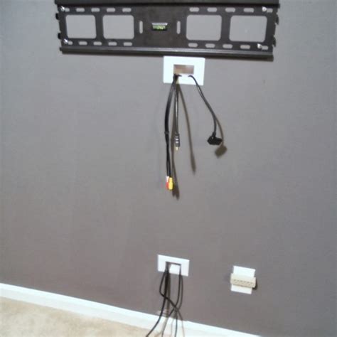 Ways To Hide Cables From Wall Mounted Tv Wall Mounted Tv Home Decor