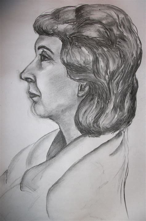 Profile Portrait Drawing