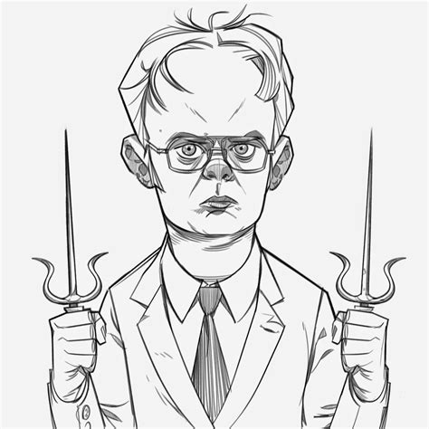 You can save your interactive online coloring pages that you have created in your gallery, print the coloring pages to your printer, or email them to friends and family. P.Cohen Sketch Blog: Two doodle post! Dwight Schrute and ...