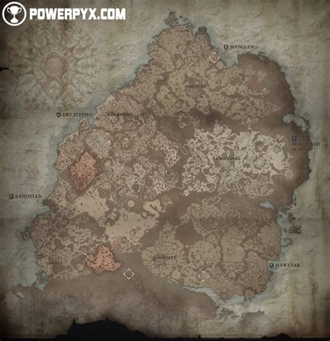 Diablo 4 Full World Map Revealed