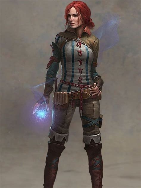 Triss Merigold By Haller336 Character Portraits The Witcher Character Art