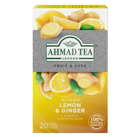 Ahmad Tea Tea Lemon Ginger Limon Y Jengibre 20s