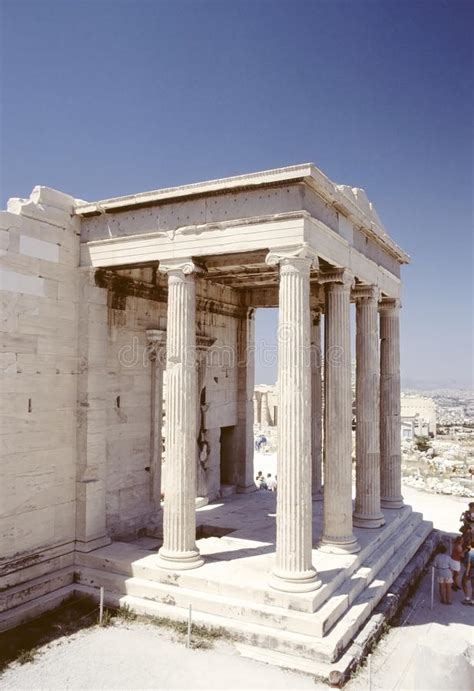 The North Porch Of The Erechtheion Athens Editorial Stock Photo