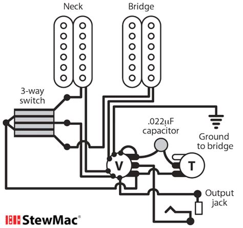The ability to turn off power occurs with the moving of a plastic or metal tab. Wiring Diagram 2 Gibson Humbuckers With 3 Way Toggle Switch