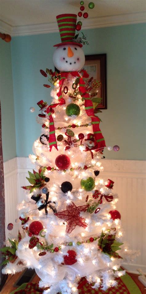 15+ Snowman Christmas Tree DIY Decorations and Ideas ...