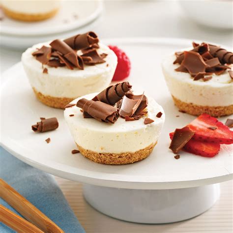 Mini Cheesecakes Sans Cuisson Je Cuisine