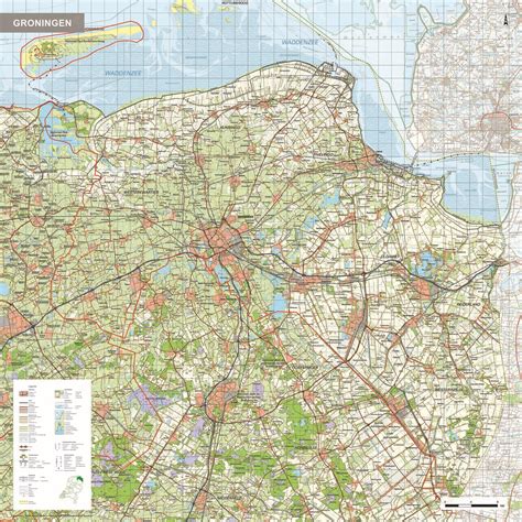 topografische provinciekaart groningen 1 100 000 1485zm kaarten en atlassen nl
