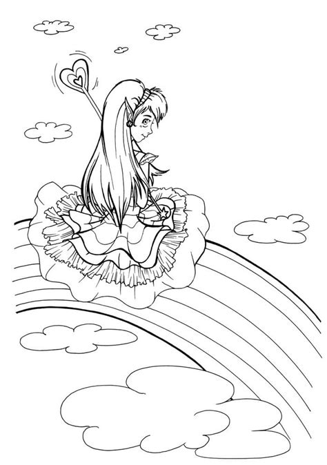 Coloriage arc en ciel. Imprimer gratuitement sur le site, 60 images