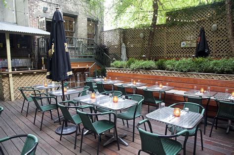 County department of health protocols (peep them here), most also do takeout and/or delivery in case you can't make it to the patio or can't. Best outdoor brunch in NYC in patios and gardens