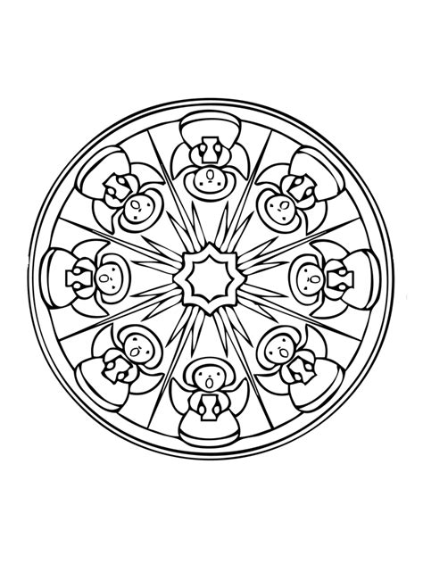 Explore 623989 free printable coloring pages for your kids and adults. Christmas Mandala Coloring Pages to download and print for free | Mandala coloring pages ...