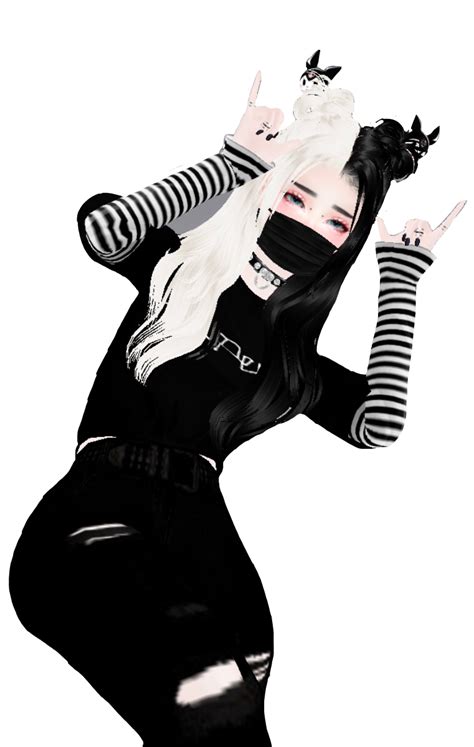 Imvu Goth Egirl Black Emo Freetoedit Sticker By Pxxchyhyuck