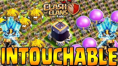 Les 4 Meilleures Bases Farm Hdv 8 9 10 And 11 Clash Of Clans Youtube