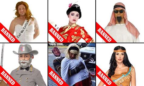 Halloween Costumes Banned For Being Too Offensive Daily Mail Online