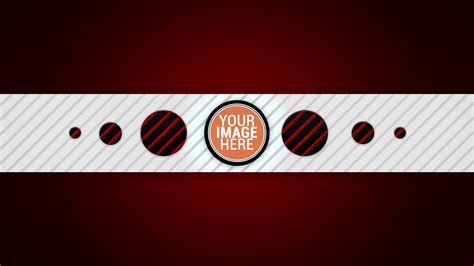 Free Red And White Youtube Banner Template 5ergiveaways