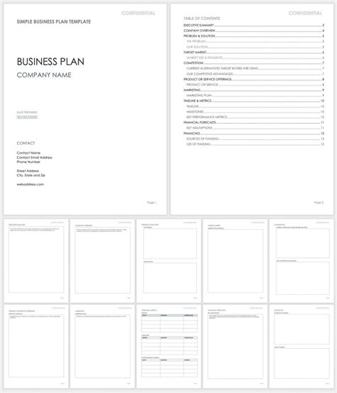 32 Simple Business Plan Template Word South Africa