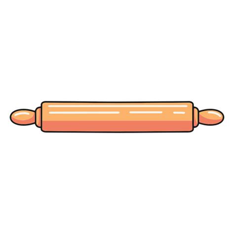 Rolling Pin Illustration Transparent Png And Svg Vector File